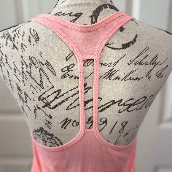 Gently Worn Women's Light Orange Perfect Tank Racerback Size S - Picture 2 of 7